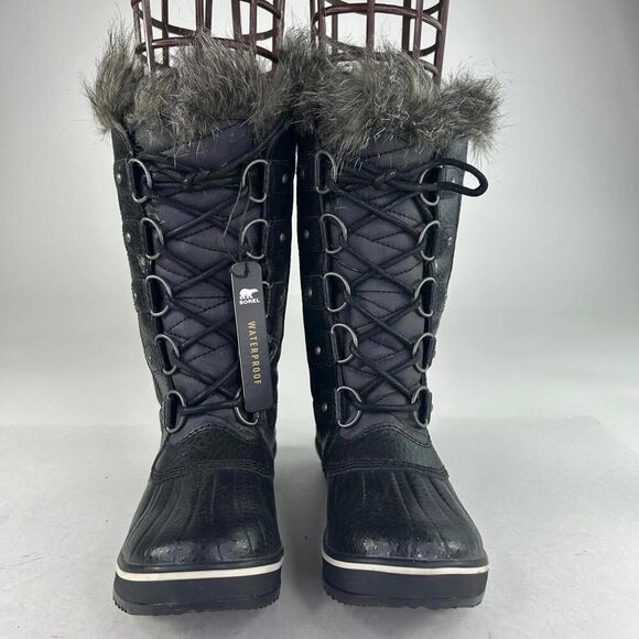 SOREL Women's Tofino ll Waterproof Boot US 5 Big Girls Black Winter Snow Boots - Picture 2 of 14
